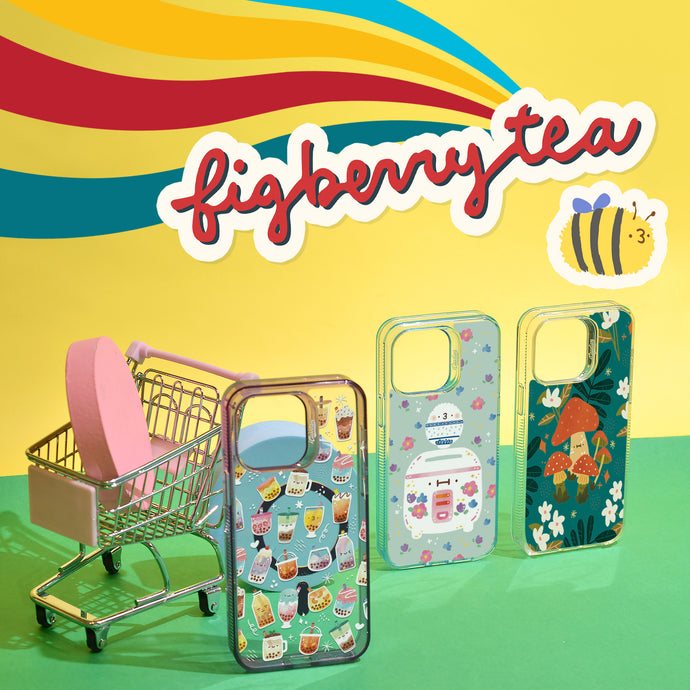 Caselism Collab Phone Case for iPhone with figberrytea