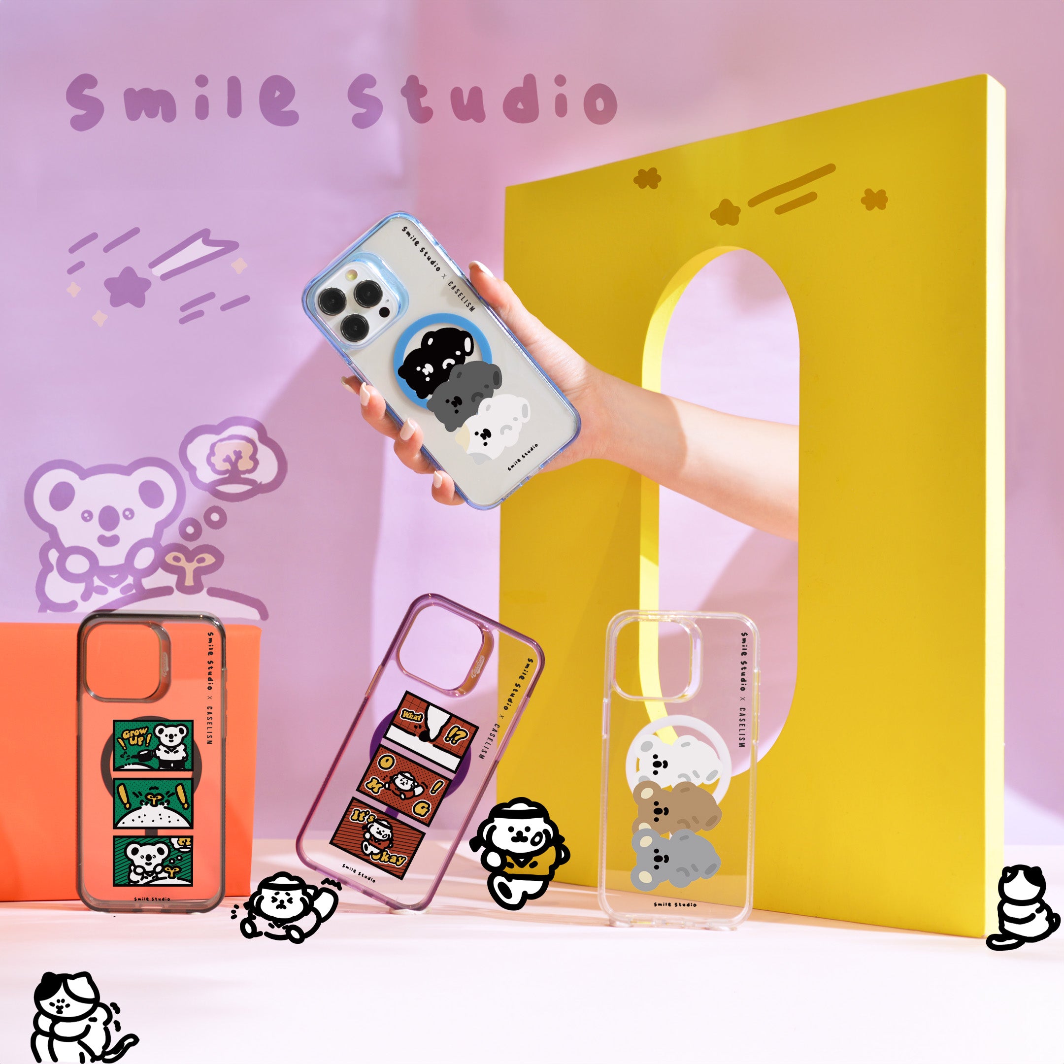 Caselism Collab Phonecase with Smile Studio